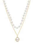 Vembley Stylish Gold Plated Double Triple Layered Pendant Necklace For Women and Girls