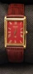 Seiko Quartz Japan Made Vintage Wrist Watch For Men’s Red Dial