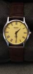Seiko Quartz Japan Made Vintage Wrist Watch For Men’s Yellow Dial