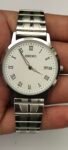 Seiko Quartz Japan Made Vintage Date Wrist Watch For Men’s White Dial
