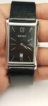 Seiko Quartz Japan Made Vintage Date Wrist Watch For Men’s Black Dial