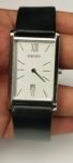 Seiko Quartz Japan Made Vintage Date Wrist Watch For Men’s White Dial