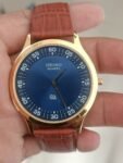Seiko Quartz Japan Made Vintage Wrist Watch For Men’s Blue Dial