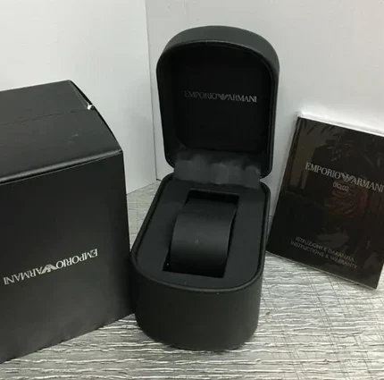 Black Emporio Armani Watch Box