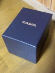 CASIO blue watch box case Excellent Condition