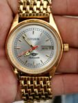 Citizen Automatic Japan Made Day/Date Vintage Men's Wrist Watch For Your Best Look