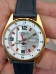 Citizen Automatic Japan Made Day/Date Vintage Men's Wrist Watch For Your Best Look